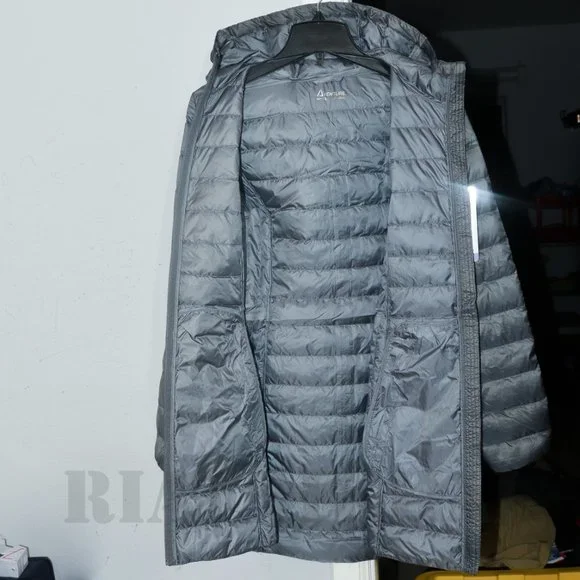 Gray ladies' Lightweight Down Jacket Aventure - Picture 4 of 11
